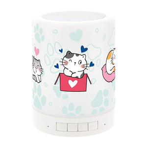 Candeeiro com coluna Bluetooth Lovely Story – Cat Whiskers — Ref. LP2656
