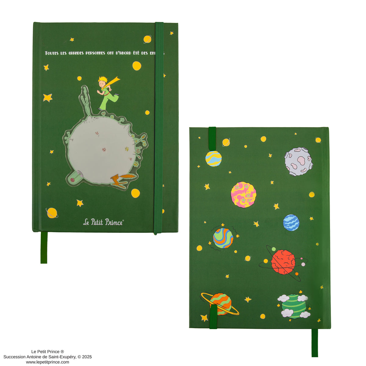Caderno de Capa Dura O Principezinho Spinning Asteroid B-612