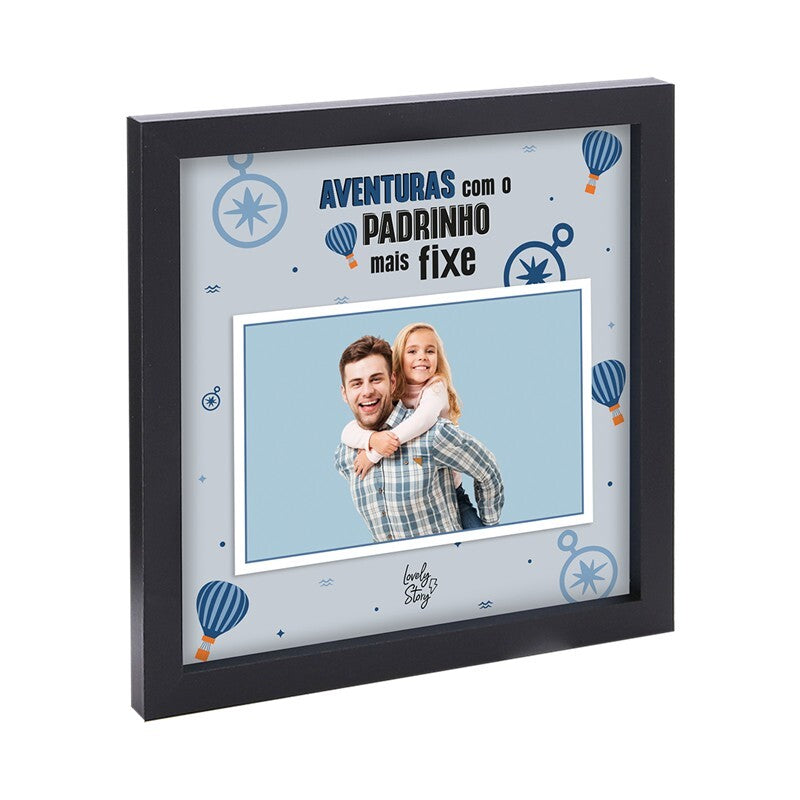 Moldura aventuras com o padrinho mais fixe