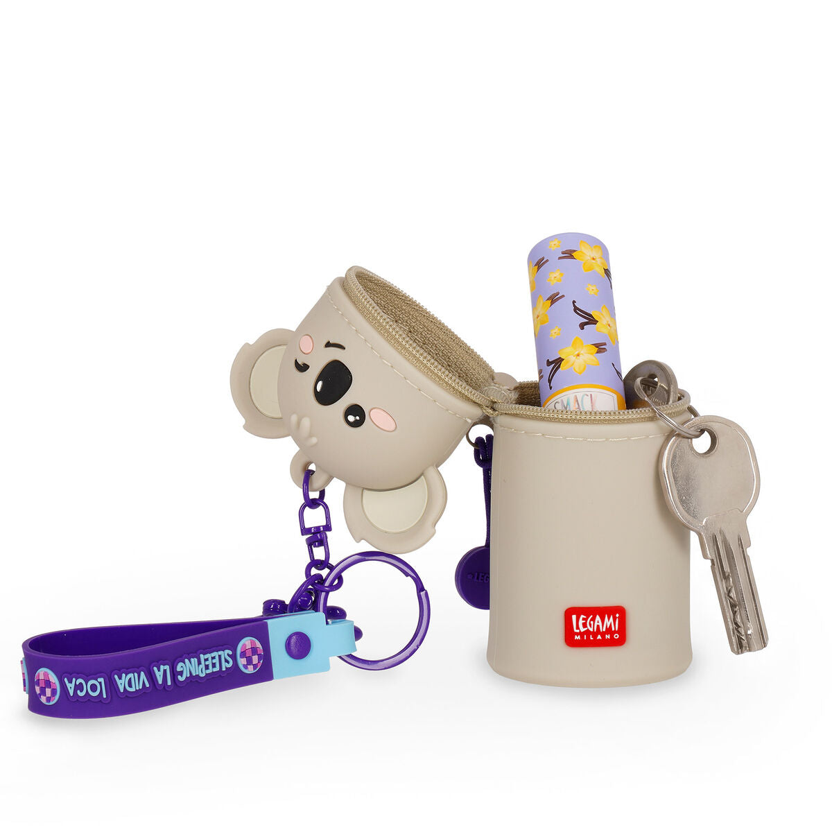 Porta-moedas com Porta-chaves Legami Koala – Mini Kawaii – fotografia 5