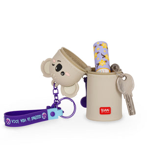 Porta-moedas com Porta-chaves Legami Koala – Mini Kawaii – fotografia 5