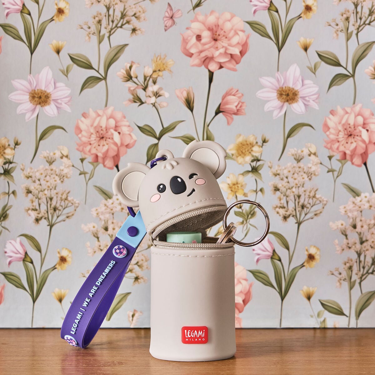 Porta-moedas com Porta-chaves Legami Koala – Mini Kawaii – fotografia 6