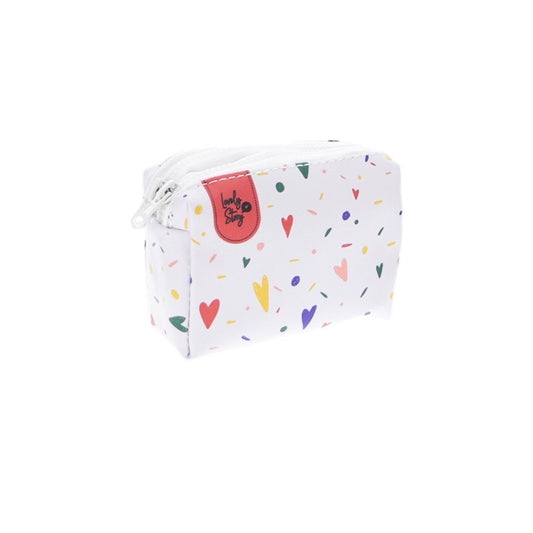 Porta Moedas dois zipers - Hearts