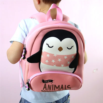 Mochila infantil 3D Aurea Kids - Pinguim