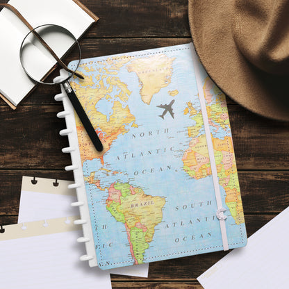 Caderno Inteligente Mapa Mundi ed. especial Gocase