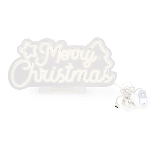 Lâmpada LED com efeito néon - Feliz Natal - É um sinal