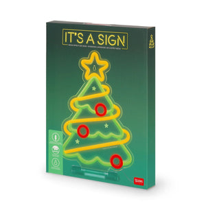 Luz LED Néon Árvore de Natal Legami – It's a Sign