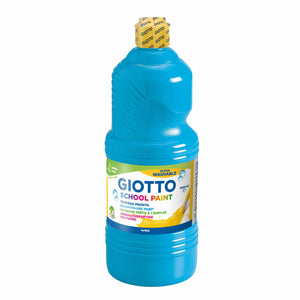 Guache Giotto lavável 1000 ml Azul cyan