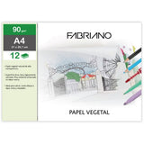 Bloco Papel Vegetal A4 90 g – 12 Folhas