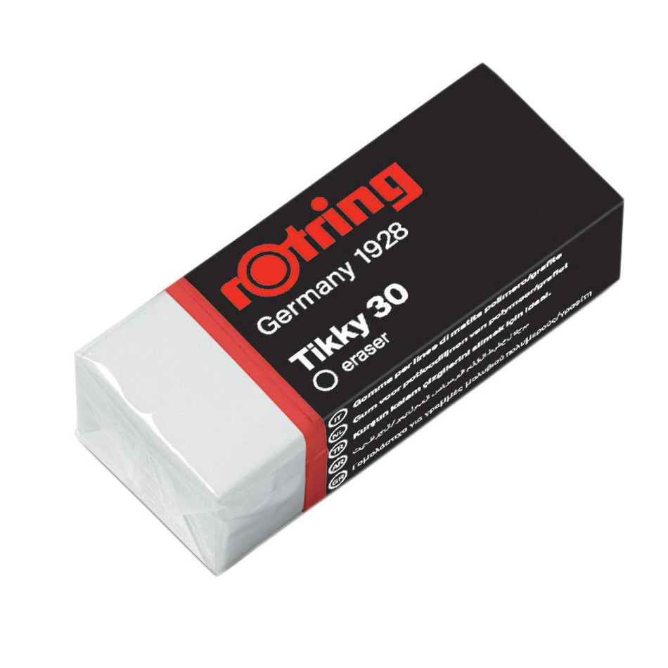 Borracha Rotring Tikky 30 pequena branca