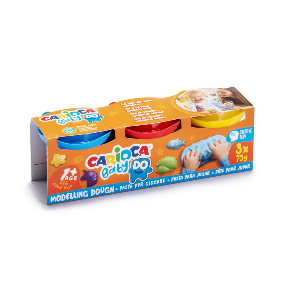 Plasticina Carioca Baby 3x75ml