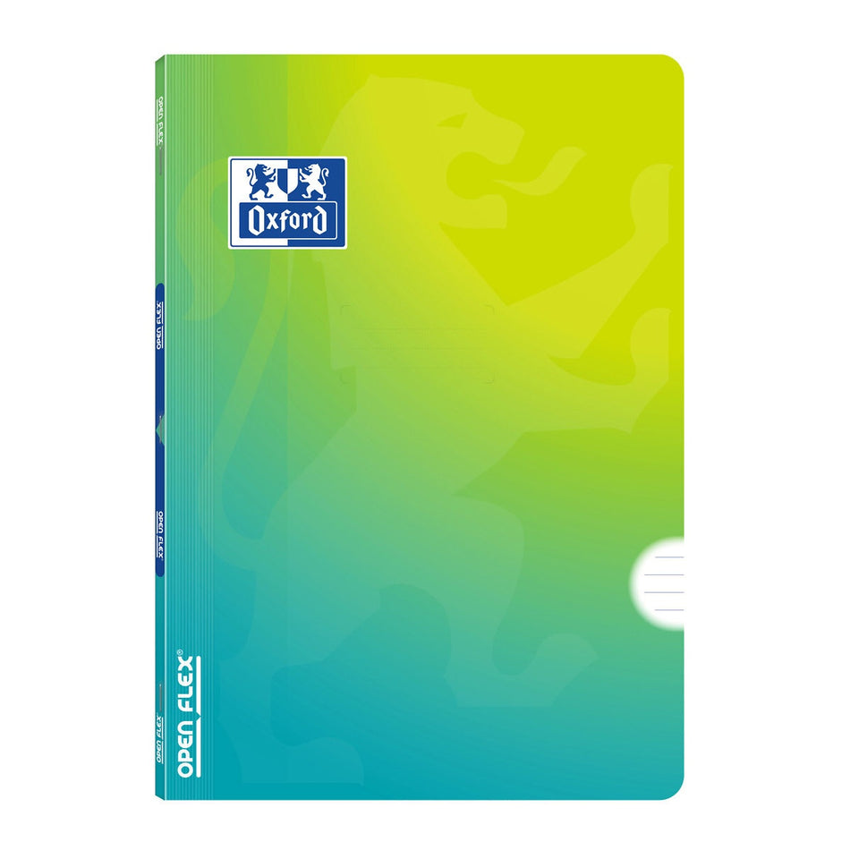 Caderno Oxford OpenFlex Gradient Amarelo/Verde Pautado