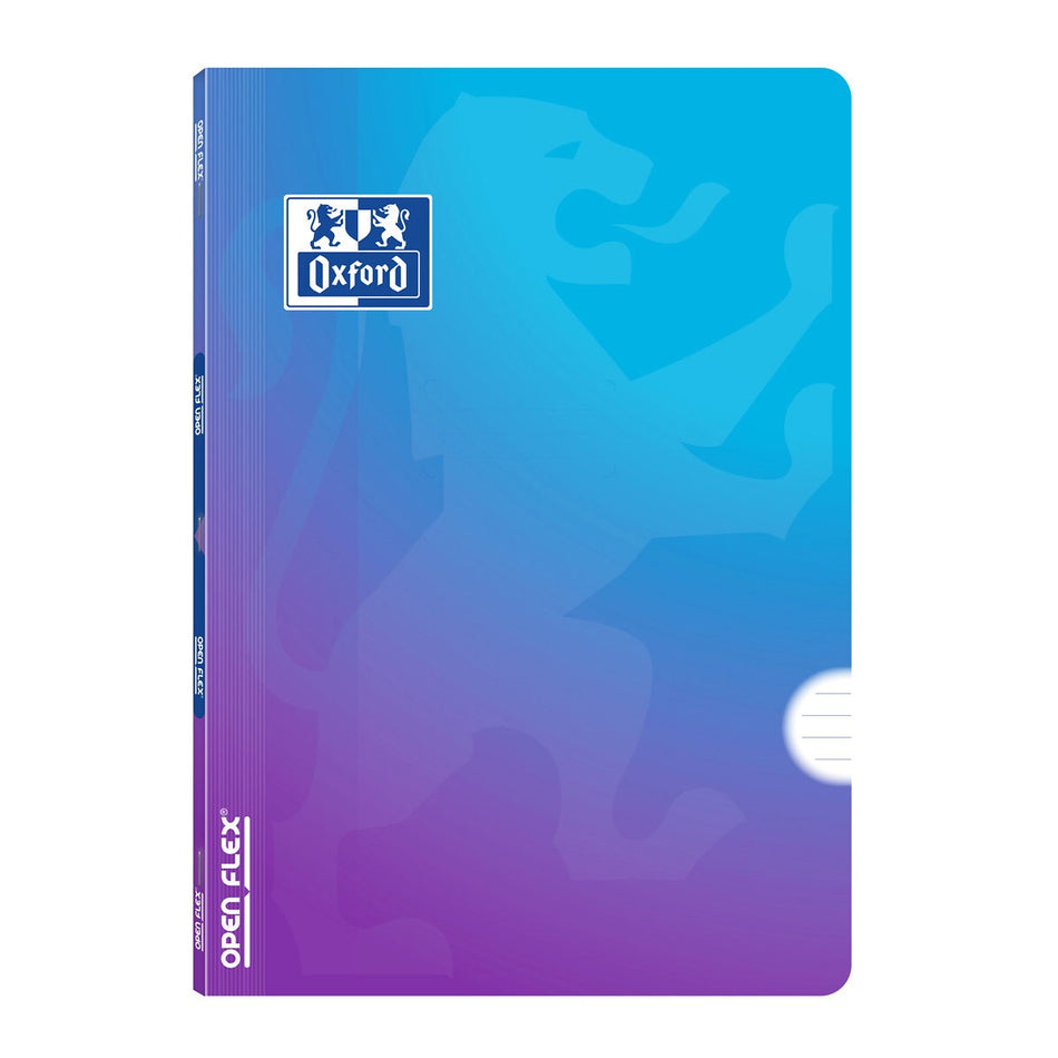 Caderno Oxford OpenFlex Gradient Azul Pautado