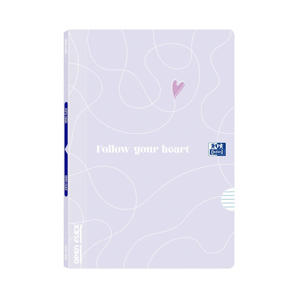 Caderno Oxford OpenFlex Cute "Follow Your Heart" Pautado