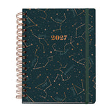 Agenda semanal A5 2027 espiral Miquelrius Plus Trends Astral Constellations