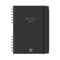 Agenda semanal A5 2027 espiral finocam Alma preto