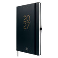 Agenda semanal 176x250mm 2027 finocam Capri preto
