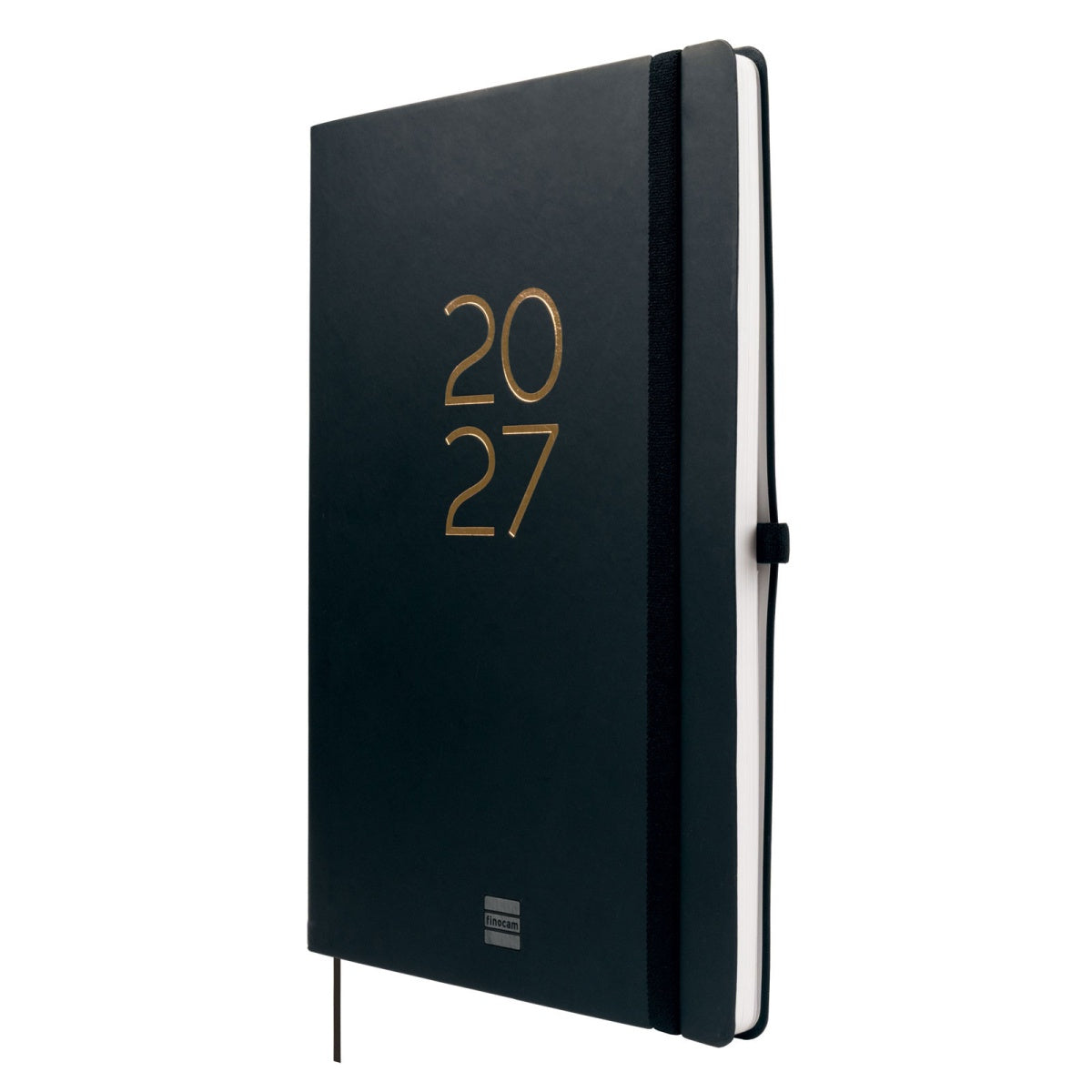 Agenda semanal 176x250mm 2027 finocam Capri preto
