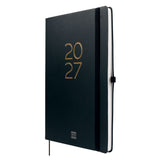 Agenda semanal 176x250mm 2027 finocam Capri preto