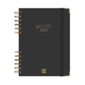 Agenda diária A5 2027 espiral finocam Alma preto