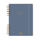 Agenda diária A5 2027 espiral finocam Alma azul