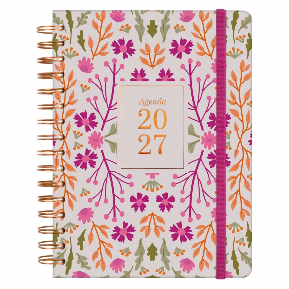 Agenda diária A5 2027 espiral finocam You Folhas