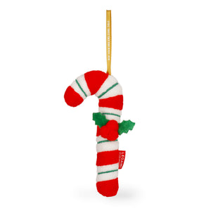 Enfeite de Natal em Peluche Legami Ho-Ho-Hornaments – Bengala de Natal