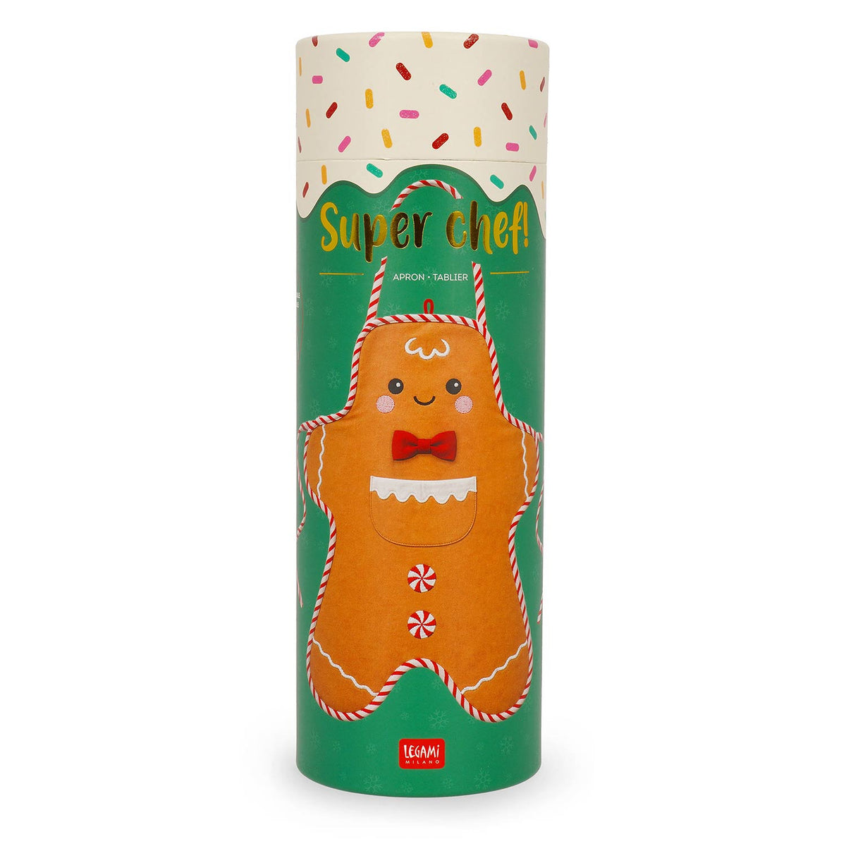 Avental Legami Super Chef! Natal – Biscoito de Gengibre