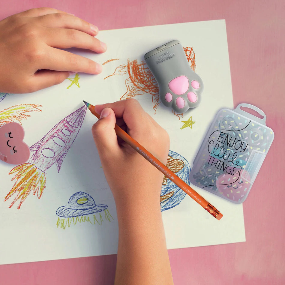 Afia lápis com recipiente Gato meow Legami