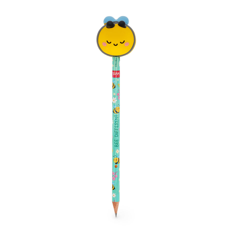 Lápis com boneco squishy Abelha - Legami