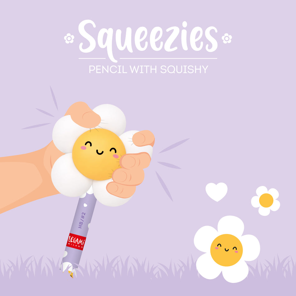 Lápis com boneco squishy Margarida - Legami