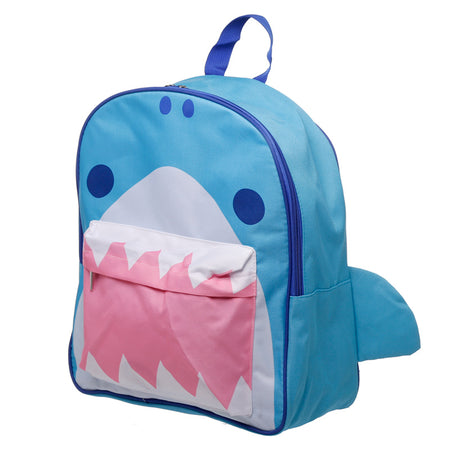 Mochila em Poliéster - Shark Cafe (Mandíbulas) - Papelaria Encantada