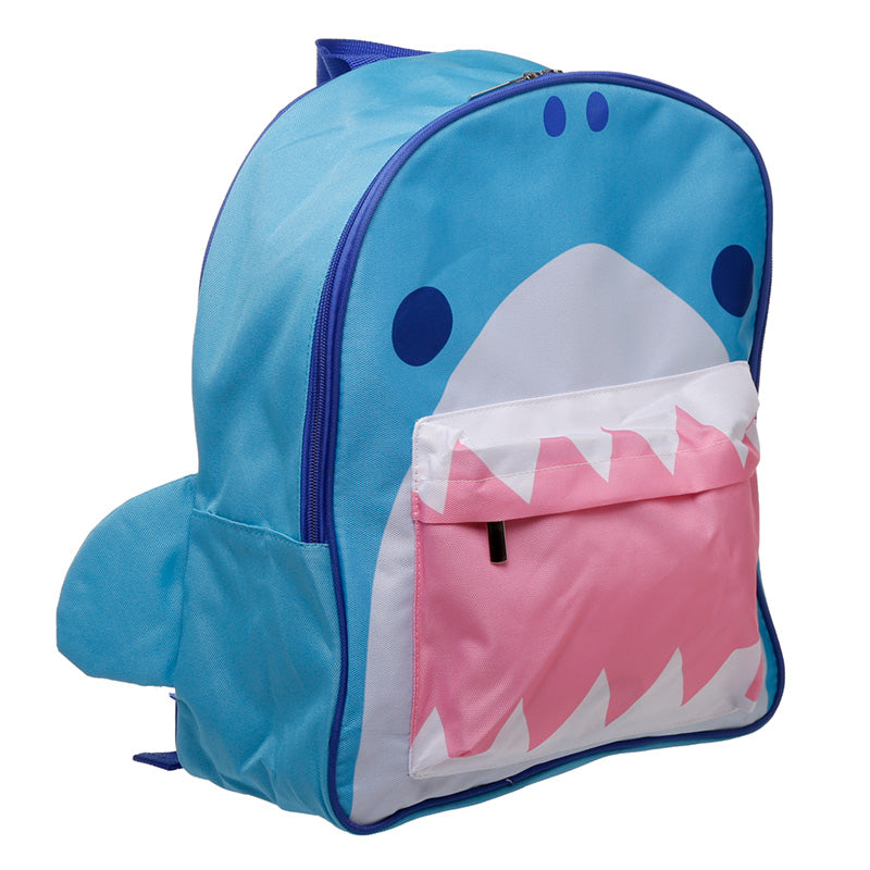 Mochila em Poliéster - Shark Cafe (Mandíbulas) - Papelaria Encantada