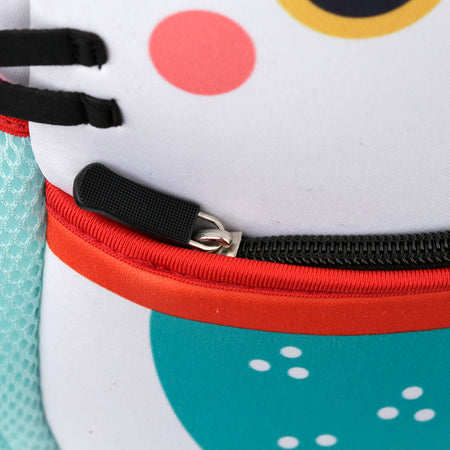 Mochila em Pano Neoprene - Gato Chinês da Sorte Maneki Neko - Papelaria Encantada