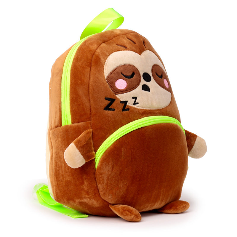 Mochila de Pelúcia Adoramals - Cody a perguiça - Papelaria Encantada