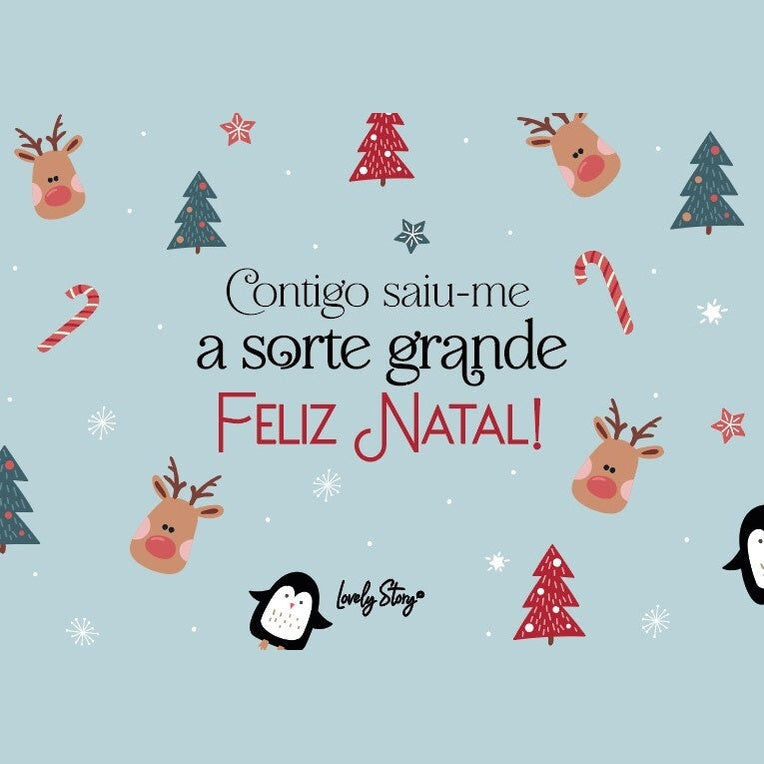 Envelope para Oferecer Dinheiro - Contigo saiu-me a sorte grande