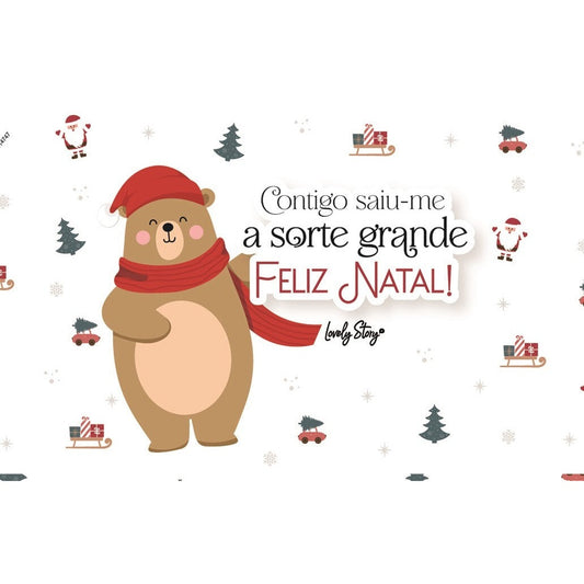 Envelope para Oferecer Dinheiro - Contigo saiu-me a sorte grande