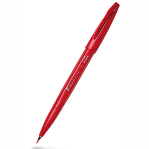 Caneta Pincel Pentel Touch Brush Sign Pen – Vermelho