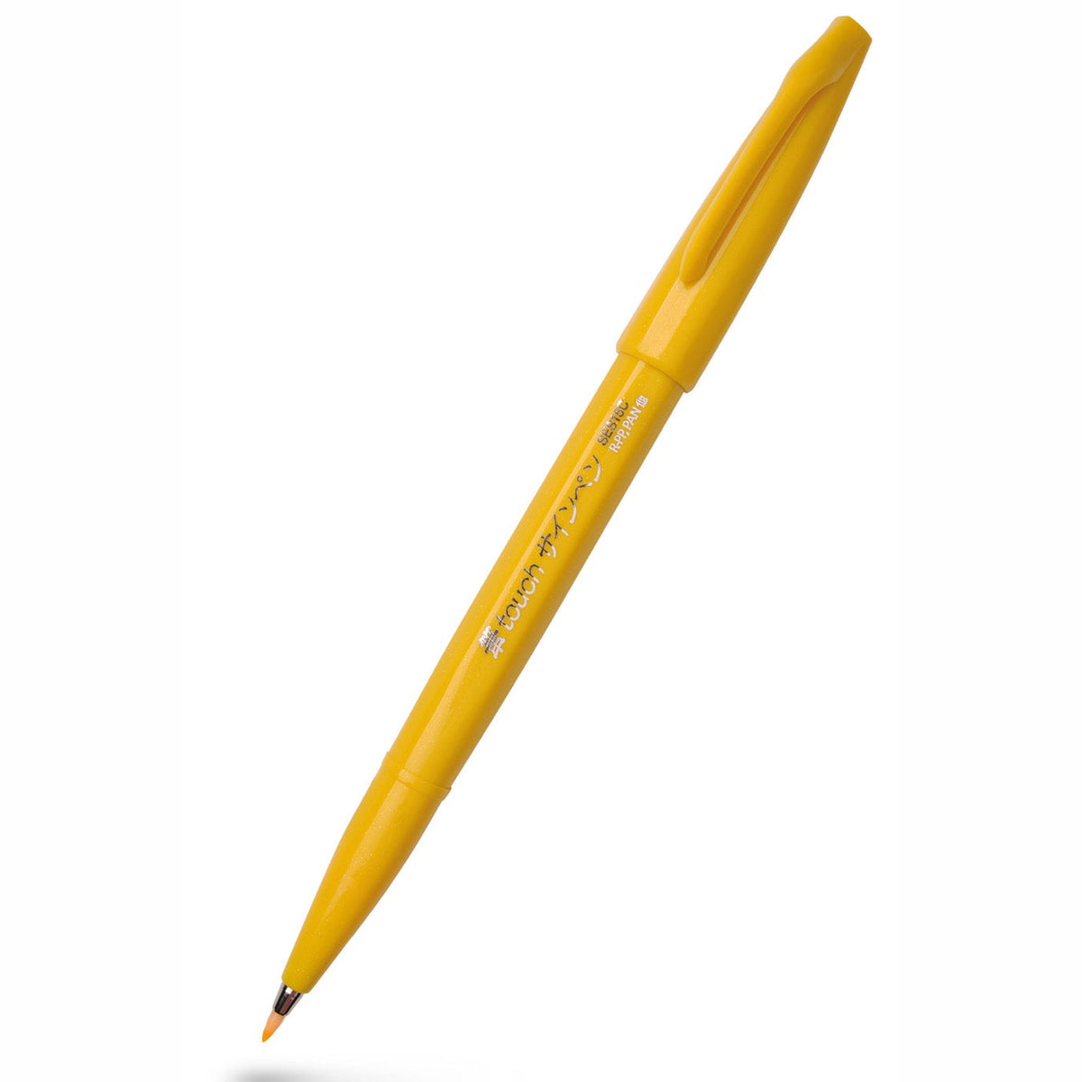 Caneta Pincel Pentel Touch Brush Sign Pen – Amarelo