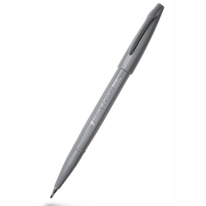Caneta Pincel Pentel Touch Brush Sign Pen – Cinzento