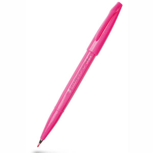Caneta Pincel Pentel Touch Brush Sign Pen – Rosa
