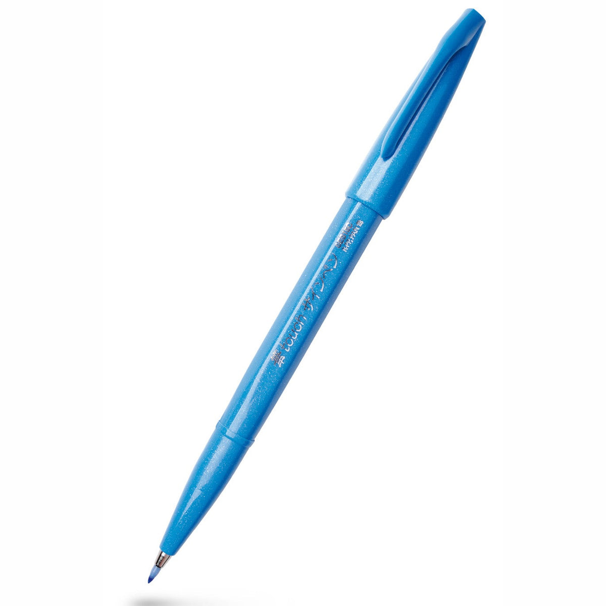 Caneta Pincel Pentel Touch Brush Sign Pen – Azul-céu