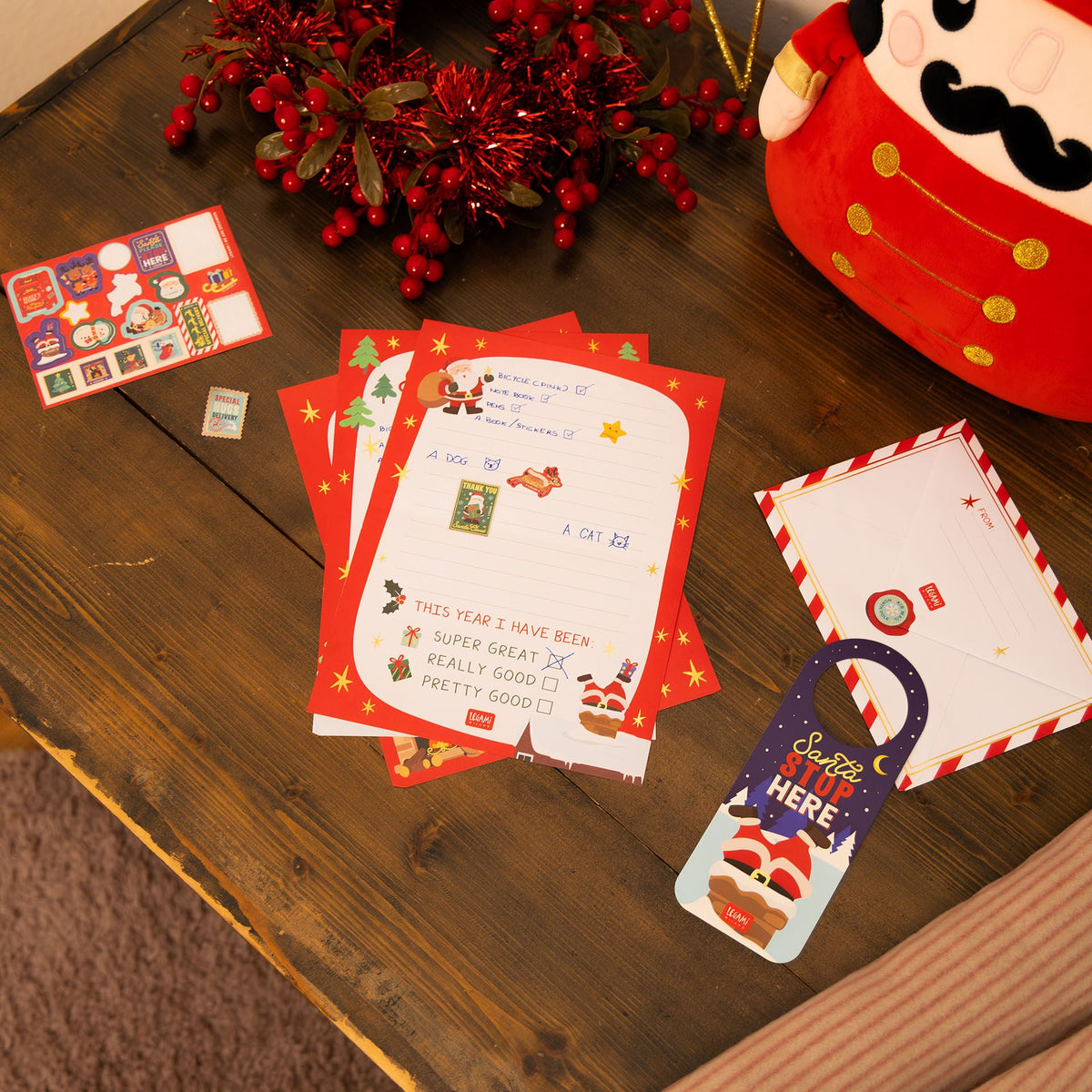 Kit Carta ao Pai Natal Legami Dear Santa…
