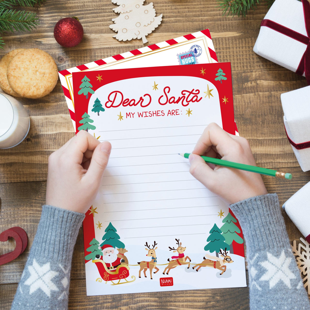 Kit Carta ao Pai Natal Legami Dear Santa…