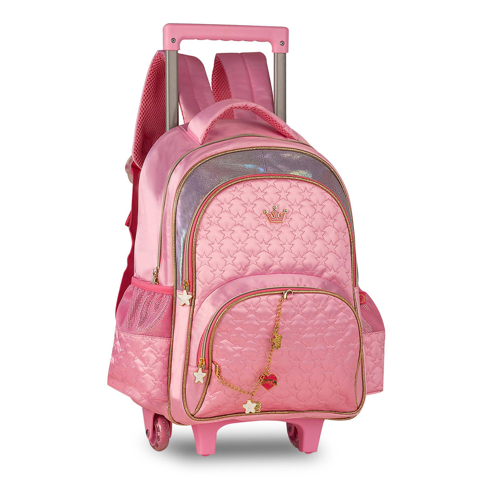 Mochila com trolley Sweet Queen Rosa 40Cm