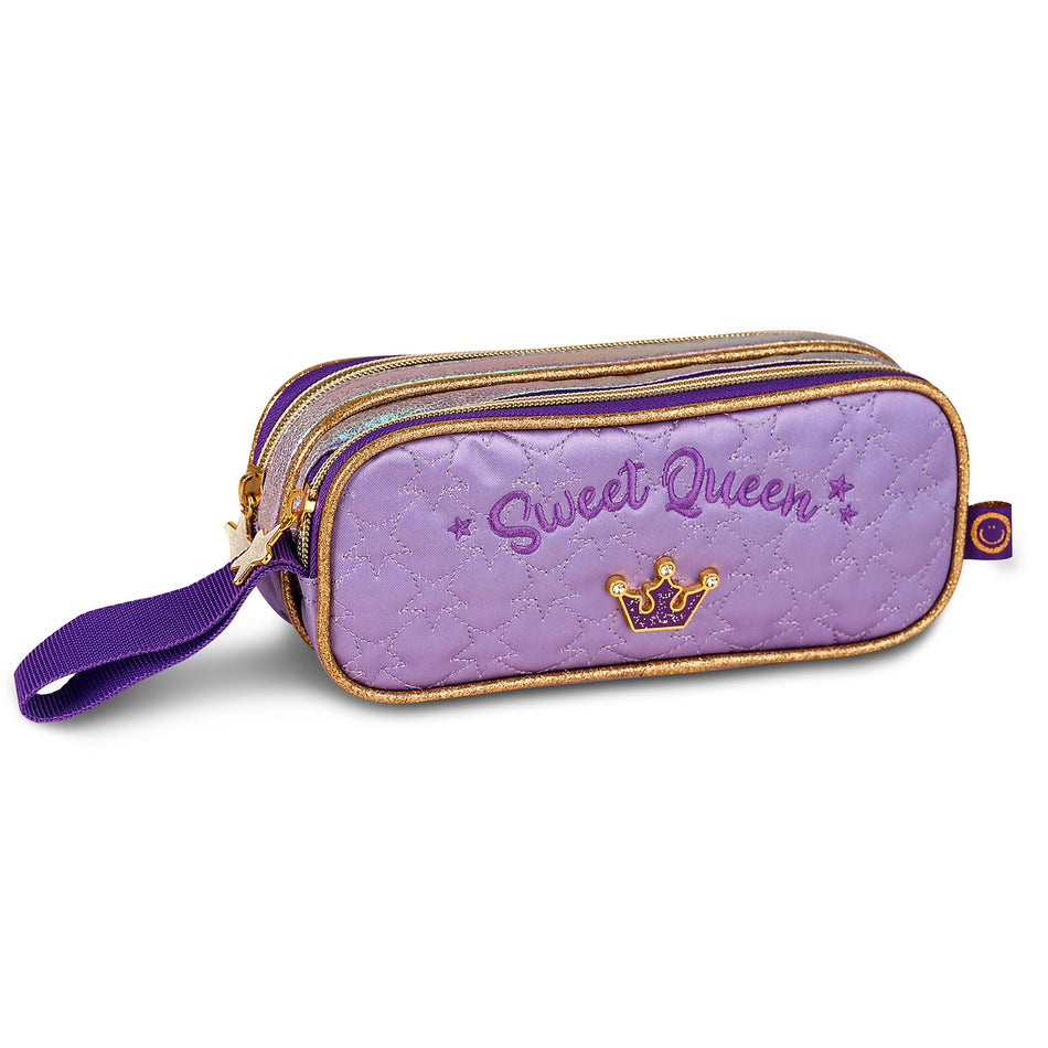 Estojo Duplo Sweet Queen Roxo