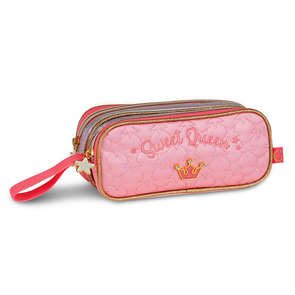 Estojo Duplo Sweet Queen Rosa