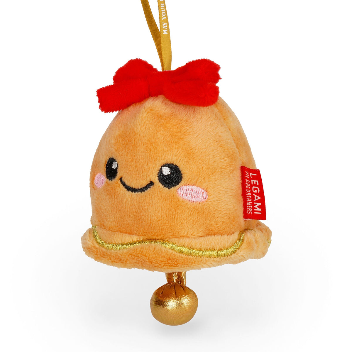 Enfeite de Natal em Peluche Legami Ho-Ho-Hornaments – Sino