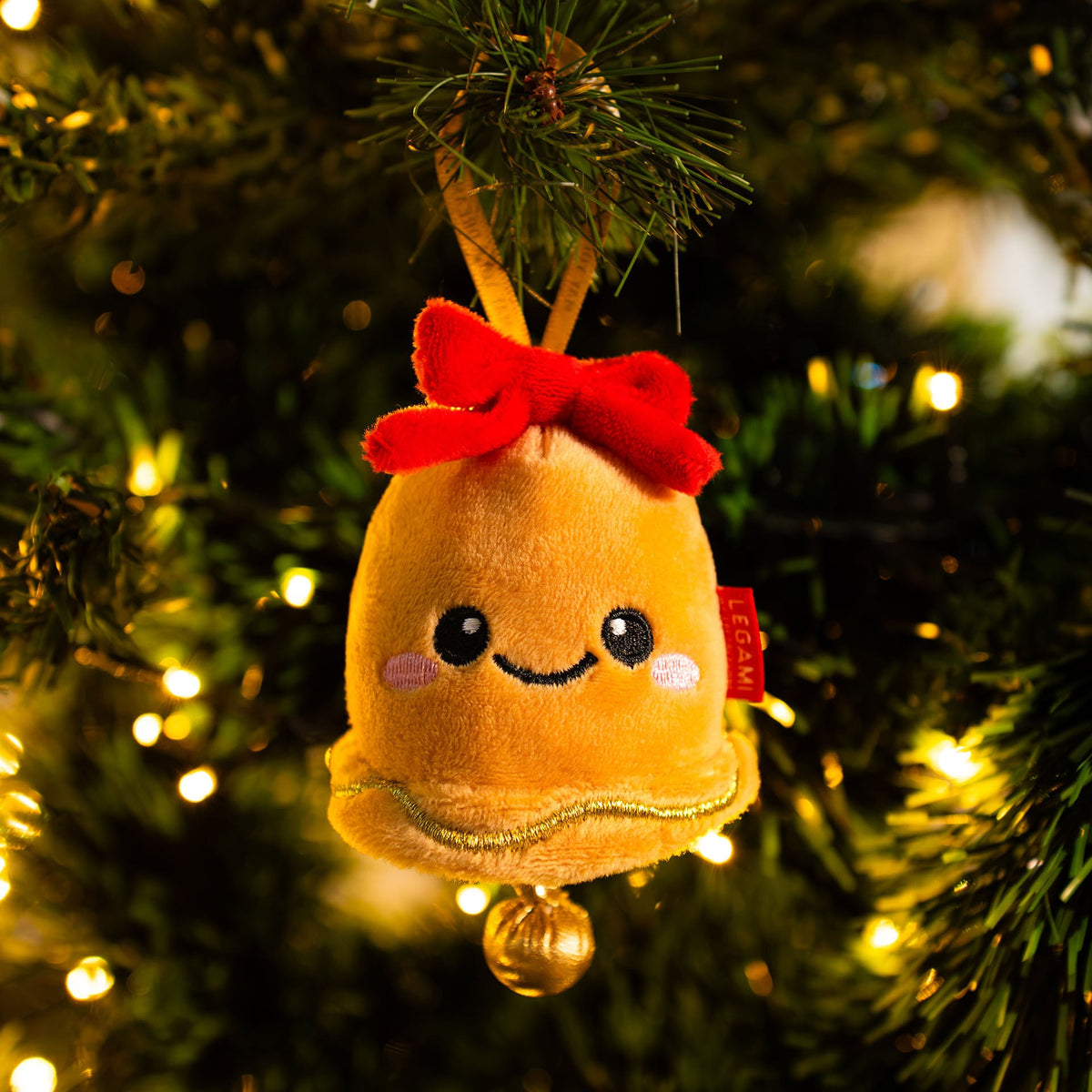 Enfeite de Natal em Peluche Legami Ho-Ho-Hornaments – Sino