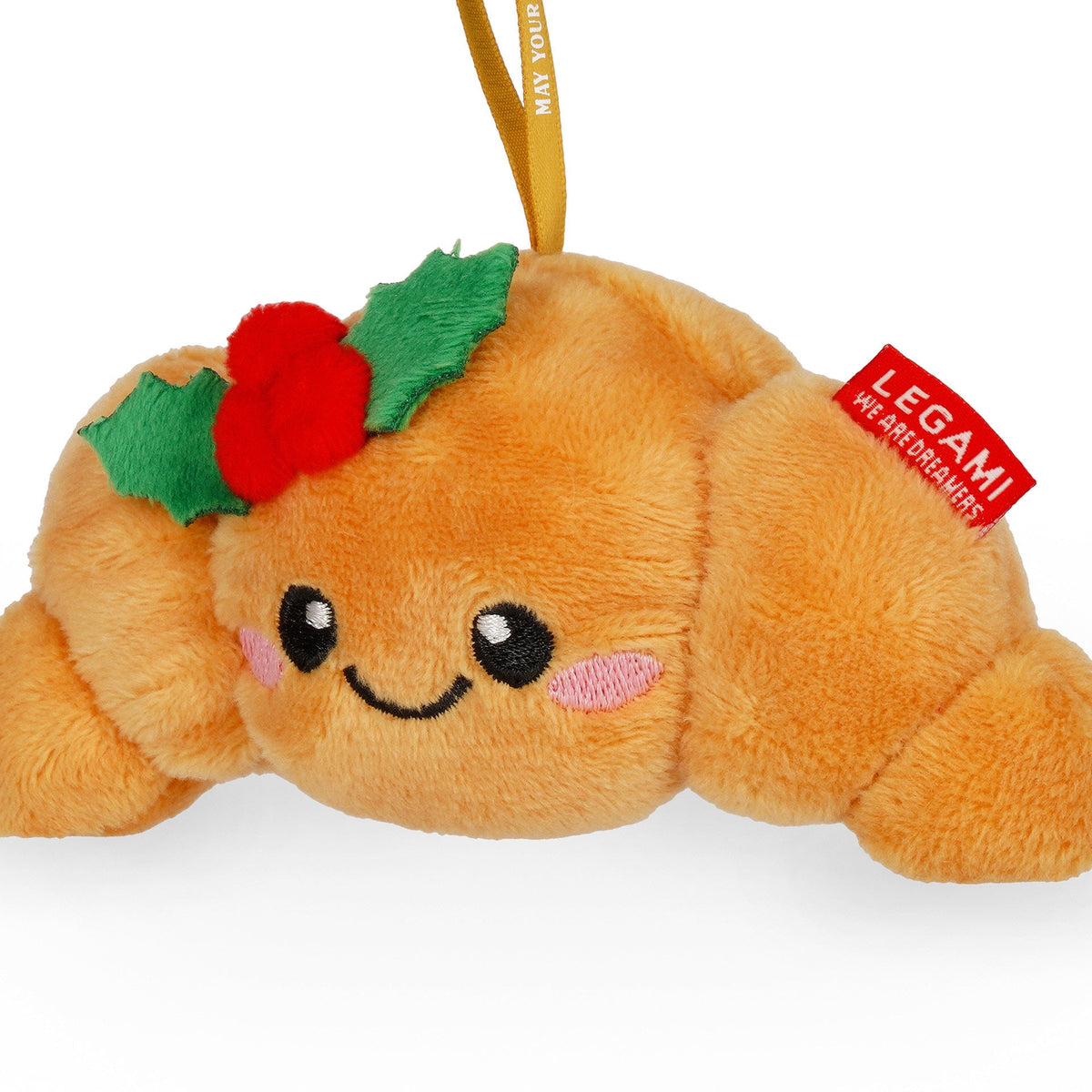 Enfeite de Natal em Peluche Legami Ho-Ho-Hornaments – Croissant
